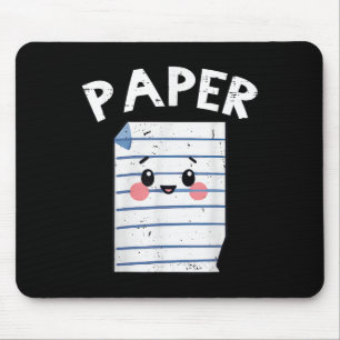 Funny Group Halloween Outfit - Rock Paper Scissors Mouse Pad