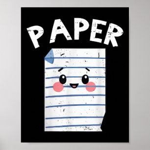Funny Group Halloween Outfit - Rock Paper Scissors Poster