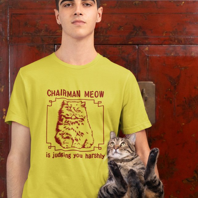 Funny Grumpy Cat Chinese Food Menu   T-Shirt (Creator Uploaded)