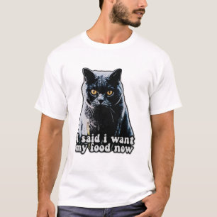 Funny grumpy cat meme for cat owners and lovers T-Shirt