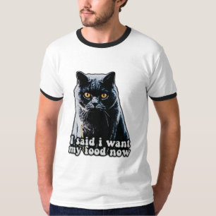 Funny grumpy cat meme for cat owners and lovers T-Shirt