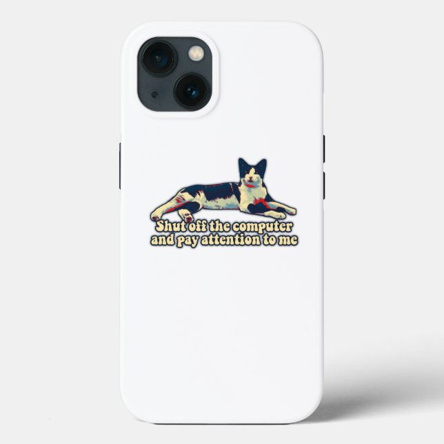 Funny grumpy cat meme for cat persons and lovers Case-Mate iPhone case (Back)
