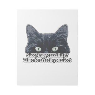 Funny grumpy cat meme for kitten owners &cat lover gallery wrap