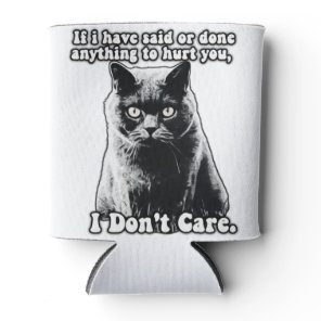 Funny grumpy cat meme for kitten persons & owners can cooler