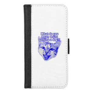 Funny grumpy cat meme for kitty and cat lovers iPhone 8/7 wallet case