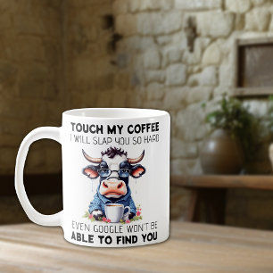 Funny Grumpy Cow Quote Coffee Mug