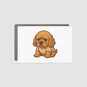 Funny Grumpy Dog Personalized Gift Custom T-shirt Car Magnet