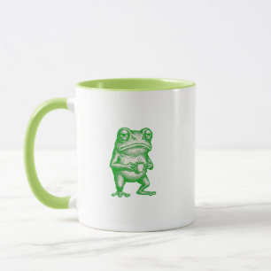 Funny Grumpy Frog Coffee Monday Morning Mug