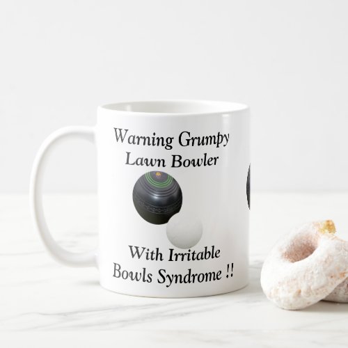 Funny Grumpy Lawn Bowler Coffee Mug