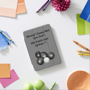 Funny Grumpy Male Lawn Bowler, iPad Mini Cover
