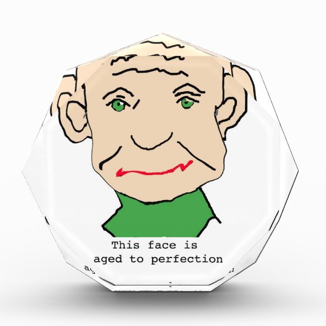 Funny Grumpy Old Man Award (Front)