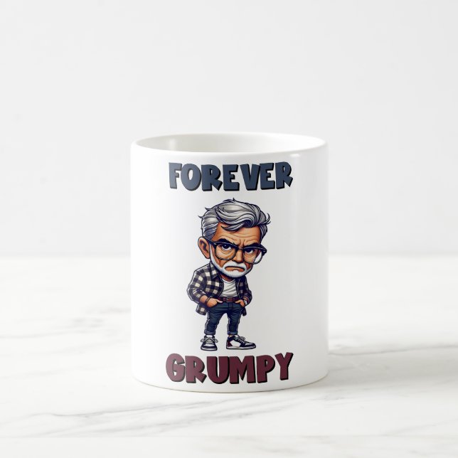 Funny/Grumpy Old Man Coffee Mug (Center)