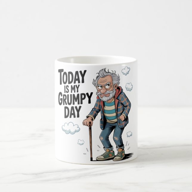 Funny/Grumpy Old Man Coffee Mug (Center)