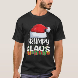 Funny Grumpy Santa Claus Christmas Pajamas Family T-Shirt