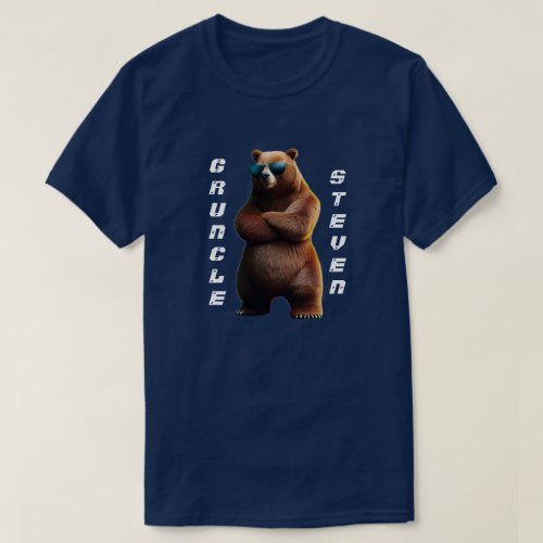 Funny  Gruncle with Cool Bear T_Shirt