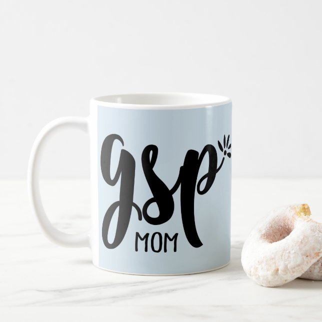 Funny GSP Mom German Shorthaired Pointer Mom Mug (With Donut)