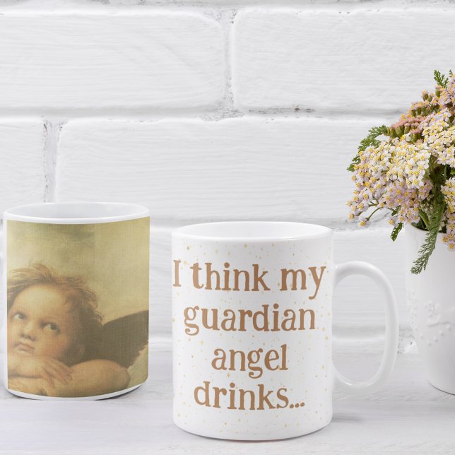 Funny Guardian Angel Quote Mug (Creator Uploaded)