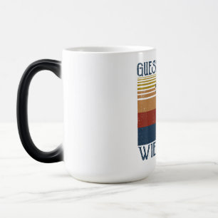 Funny Guess What Wiener Butt Gift Dachshund Love Color Morph Mug
