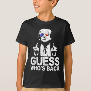 Funny Guess Whos Back President Donald Trump T-Shirt
