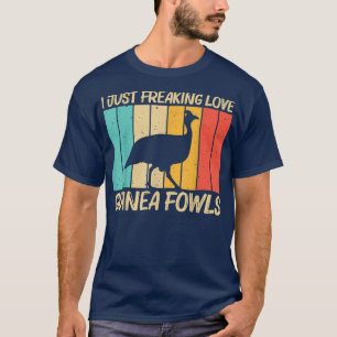 Funny Guinea Fowl Design For Men Women Guinea Hen  T-Shirt