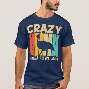 Funny Guinea Fowl Design For Women Girls Guinea He T-Shirt