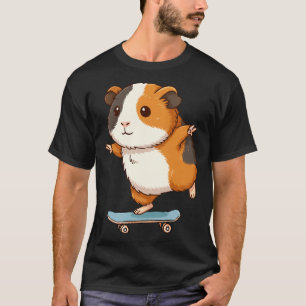 Funny Guinea G Skater Skateboard Ballerina Zoo Boy T-Shirt