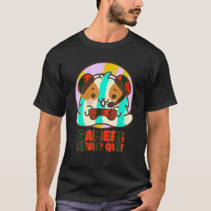 Funny guinea pig and Video Gamer Lover fluffy cavy T-Shirt