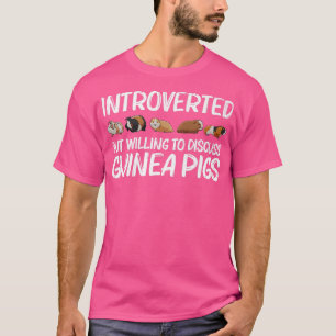 Funny Guinea Pig Art For Men Rodent Animal G T-Shirt