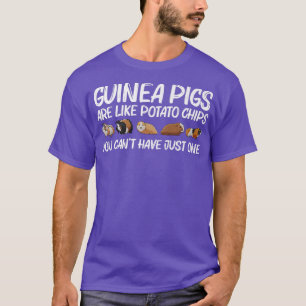 Funny Guinea Pig Art For Men Rodent Animal G T-Shirt