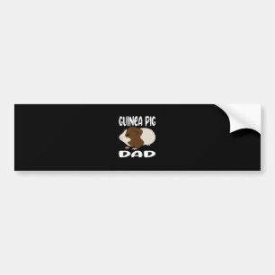 Funny Guinea Pig Dad Cute Pet Cool Pet Lover Bumper Sticker