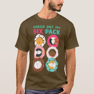 Funny Guinea Pig Donut Six Pack  T-Shirt
