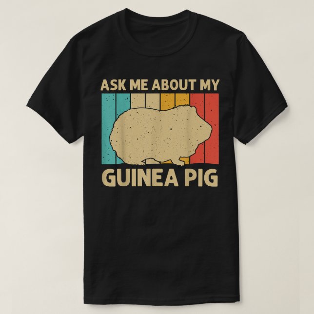 Funny Guinea Pig For Men Women Potato Pet Lover Fl T-Shirt (Design Front)