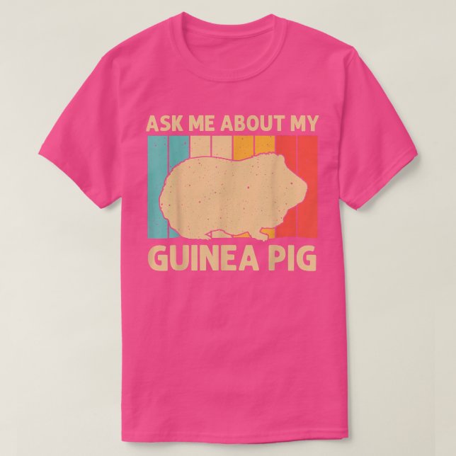 Funny Guinea Pig For Men Women Potato Pet Lover Fl T-Shirt (Design Front)