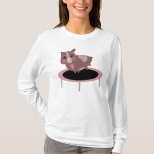 Funny Guinea Pig Gym Fitness Design T-Shirt