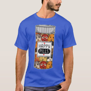 Funny Guinea Pig Happy Meds Women Kids Men  T-Shirt