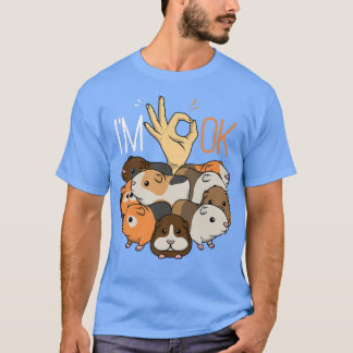 Funny Guinea Pig Herd Women Kids Men  T-Shirt