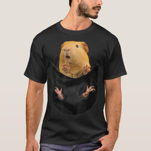 Funny Guinea Pig in Your Pocket T_Shirt