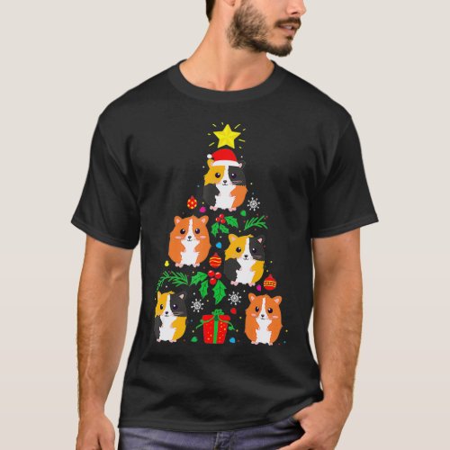 Funny Guinea Pig Lover Christmas Tree  Ornament T_Shirt
