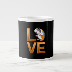 Funny Guinea Pig Lover Gift Womens Mens Giant Coffee Mug