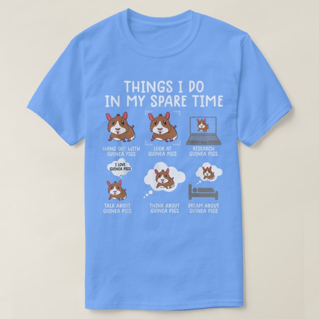 Funny Guinea Pig Shirt Srcastic Humor Guinea Pig P (Design Front)