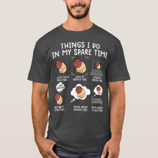 Funny Guinea Pig Shirt Srcastic Humor Guinea Pig P