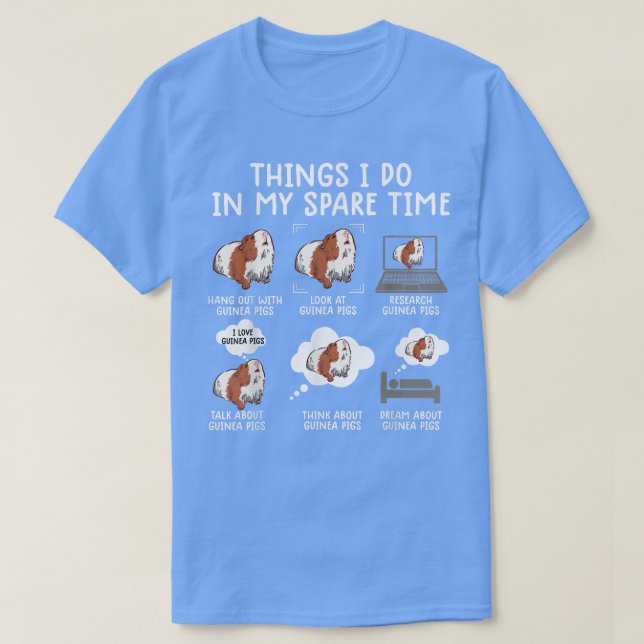 Funny Guinea Pig Shirt Srcastic Humor Guinea Pig P (Design Front)