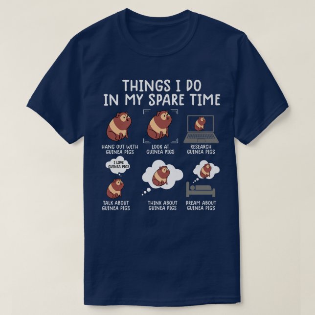 Funny Guinea Pig Shirt Srcastic Humor Guinea Pig P (Design Front)