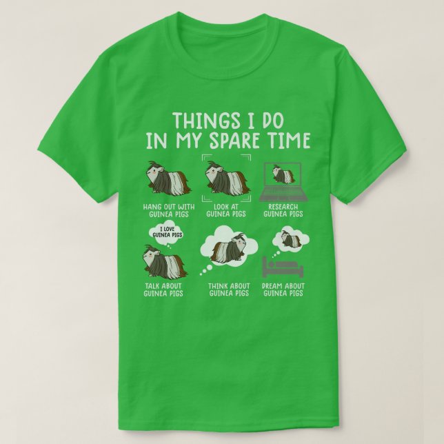 funny guinea pig srcastic humor guinea pig p T-Shirt (Design Front)