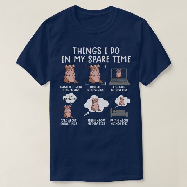 funny guinea pig srcastic humor guinea pig p T-Shirt (Design Front)