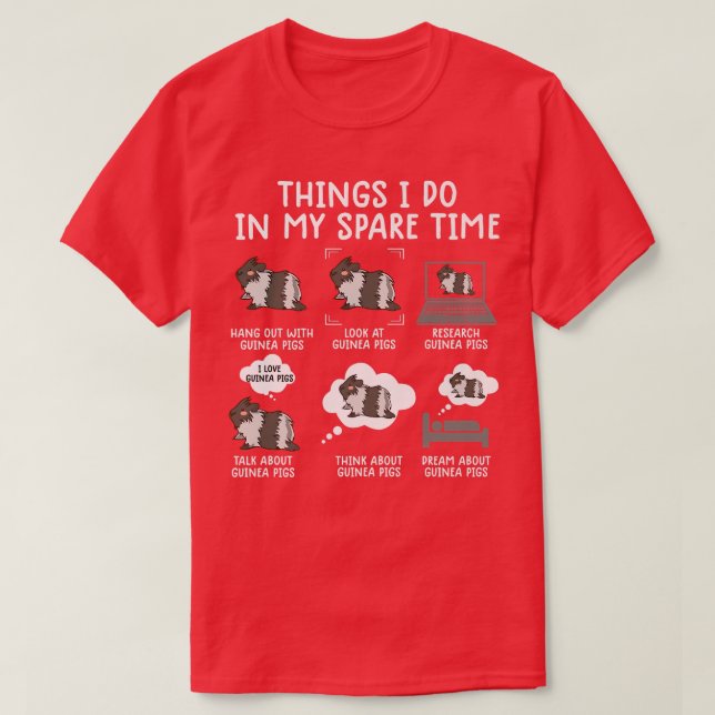 funny guinea pig srcastic humor guinea pig p T-Shirt (Design Front)