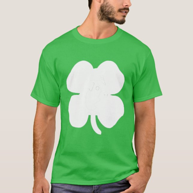 Funny Guinea Pig St Pattys Day St Patricks Day 202 T-Shirt (Front)