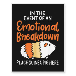 funny guinea pig temporary tattoos