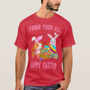 Funny Guinea Pig With cute Bunny Ears Easter Day E T-Shirt