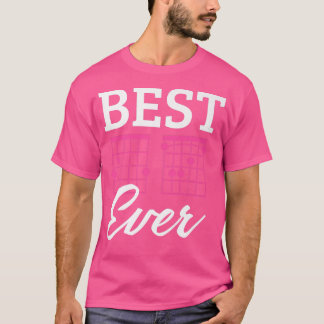 Funny Guitar Best Gf Ever Vintage Music732 T-Shirt